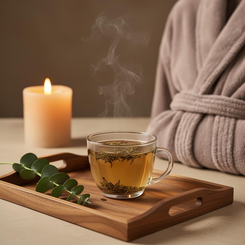 Herbal tea ritual at Spavia